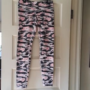 Lululemon Pink/Gray Camo Leggings